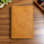 Mini Deri Defter ve Organizer – 128 Sayfa, 9 × 14 cm