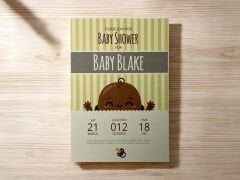 Baby Shower Davetiye | Baby Blake 13x16 Cm